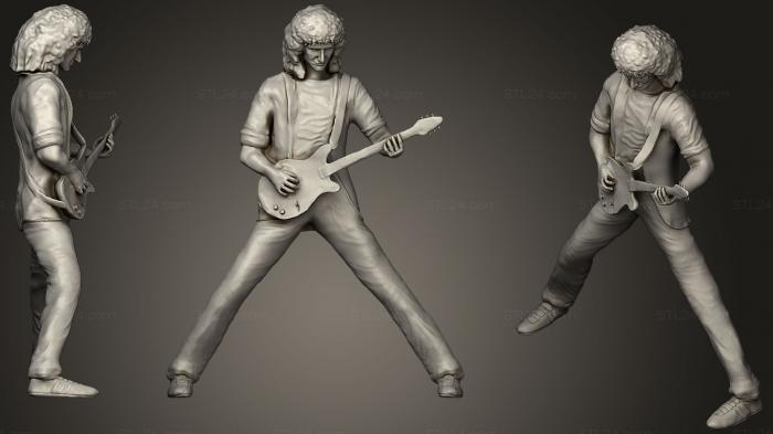 Figurines simple (Brian May Sculpt, STKPR_0182) 3D models for cnc